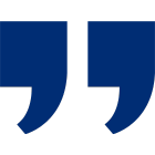 dark blue quote icon